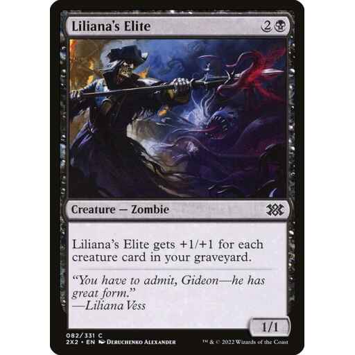 Double Masters 2022 - 82 - Liliana's Elite - Common - B - Non-foil
