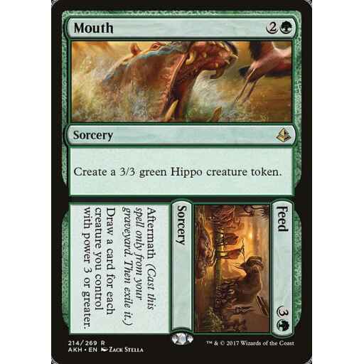 Amonkhet - 214 - Mouth // Feed - Rare - G - Non-foil
