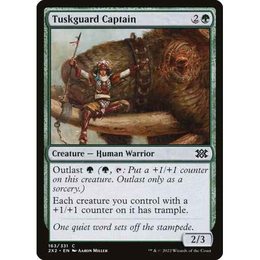 Double Masters 2022 - 163 - Tuskguard Captain - Common - G - Non-foil