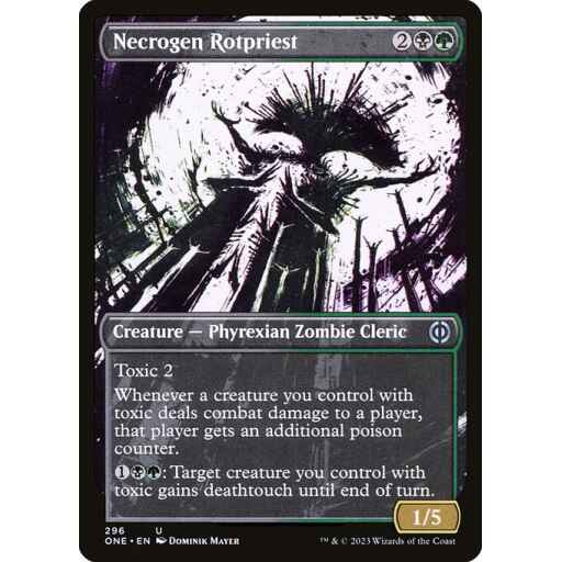 Phyrexia: All Will Be One - 296 - Necrogen Rotpriest - Uncommon - BG - Non-foil