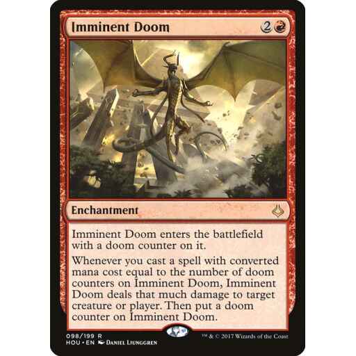 Hour of Devastation - 98 - Imminent Doom - Rare - R - Non-foil