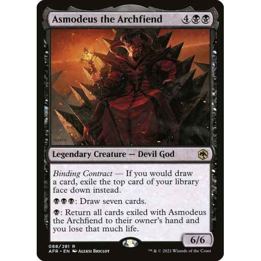 Adventures in the Forgotten Realms - 88 - Asmodeus the Archfiend - Rare - B - Non-foil