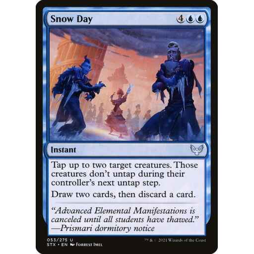 Strixhaven: School of Mages - 53 - Snow Day - Uncommon - U - Non-foil