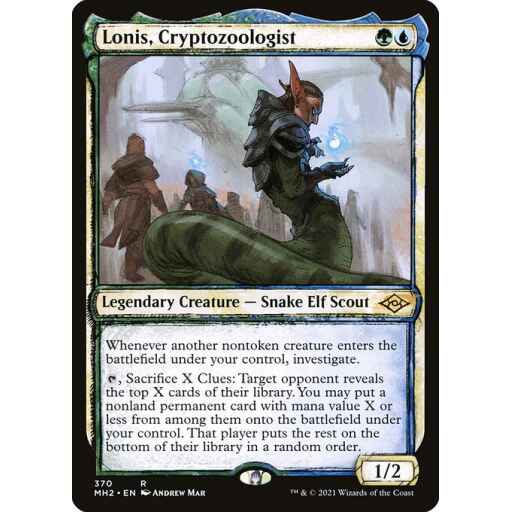 Modern Horizons 2 - 370 - Lonis, Cryptozoologist - Rare - UG - Non-foil