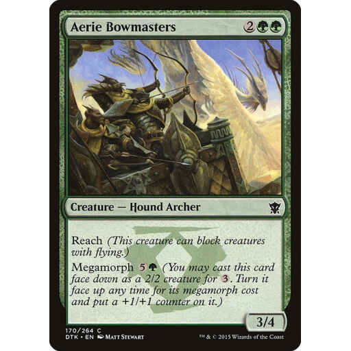 Dragons of Tarkir - 170 - Aerie Bowmasters - Common - G - Non-foil