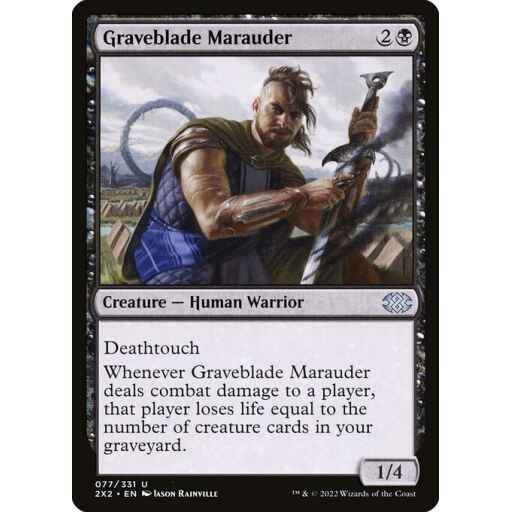 Double Masters 2022 - 77 - Graveblade Marauder - Uncommon - B - Non-foil