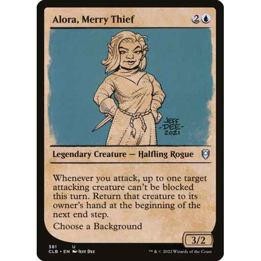 Commander Legends: Battle for Baldur's Gate - 381 - Alora, Merry Thief - Uncommon - U - Non-foil