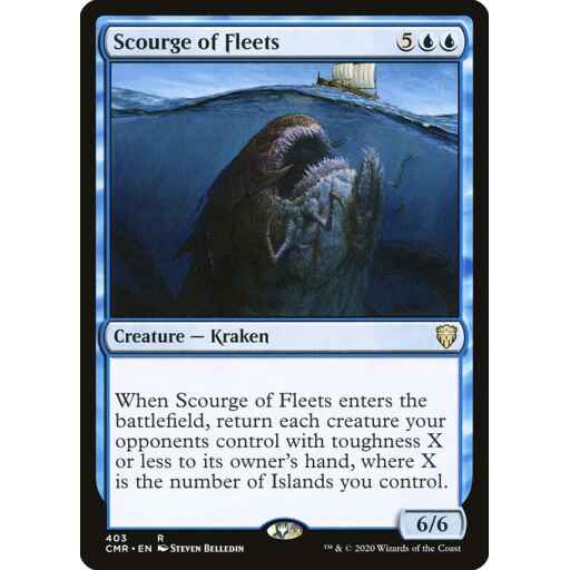 Commander Legends - 403 - Scourge of Fleets - Rare - U - Non-foil