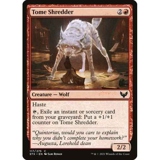 Strixhaven: School of Mages - 117 - Tome Shredder - Common - R - Non-foil