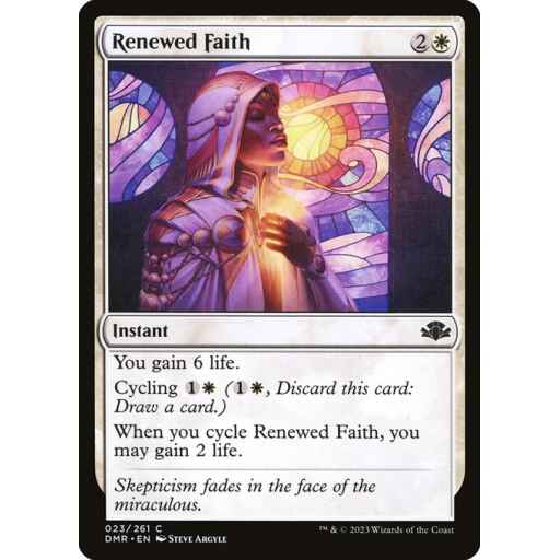 Dominaria Remastered - 23 - Renewed Faith - Common - W - Non-foil