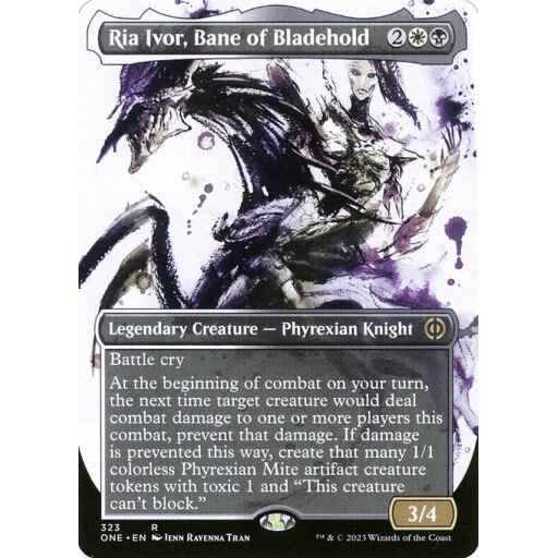 Phyrexia: All Will Be One - 323 - Ria Ivor, Bane of Bladehold - Rare - WB - Non-foil