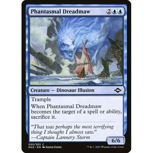 Modern Horizons 2 - 55 - Phantasmal Dreadmaw - Common - U - Non-foil