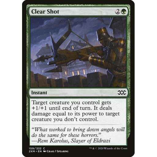 Double Masters - 159 - Clear Shot - Common - G - Non-foil