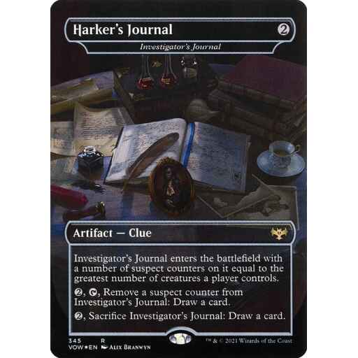 Innistrad: Crimson Vow - 345 - Investigator's Journal - Rare - C - Non-foil