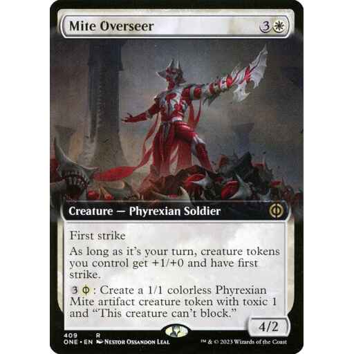 Phyrexia: All Will Be One - 409 - Mite Overseer - Rare - W - Non-foil