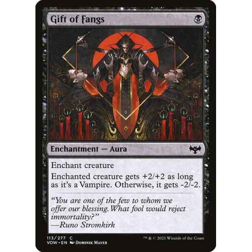 Innistrad: Crimson Vow - 113 - Gift of Fangs - Common - B - Non-foil