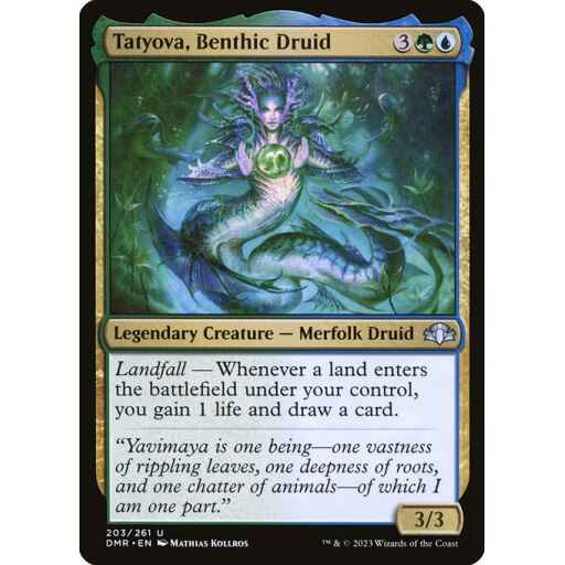 Dominaria Remastered - 203 - Tatyova, Benthic Druid - Uncommon - UG - Non-foil
