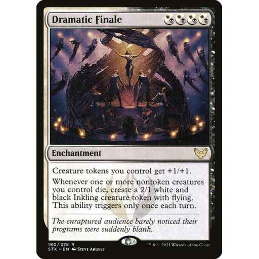 Strixhaven: School of Mages - 180 - Dramatic Finale - Rare - WB - Foil