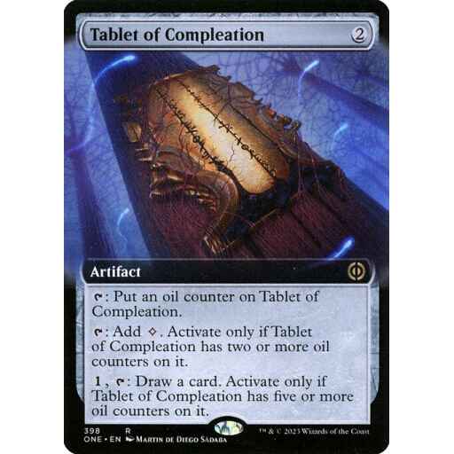Phyrexia: All Will Be One - 398 - Tablet of Compleation - Rare - C - Non-foil