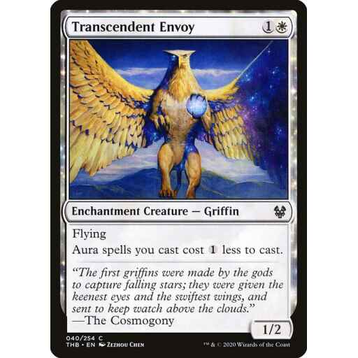 Theros Beyond Death - 40 - Transcendent Envoy - Common - W - Non-foil
