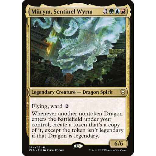 Commander Legends: Battle for Baldur's Gate - 284 - Miirym, Sentinel Wyrm - Rare - Multi - Non-foil