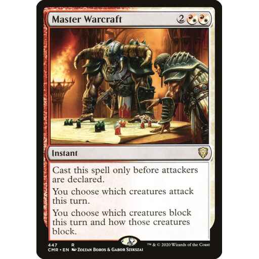 Commander Legends - 447 - Master Warcraft - Rare - WR - Non-foil