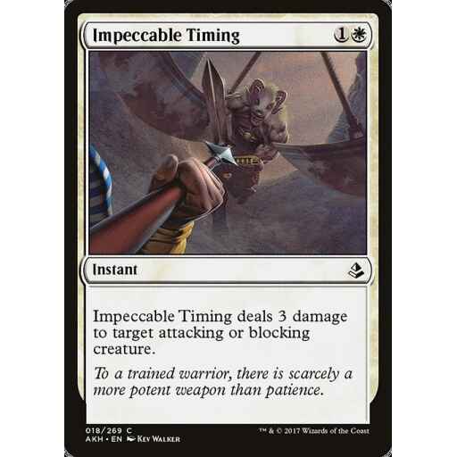 Amonkhet - 18 - Impeccable Timing - Common - W - Non-foil