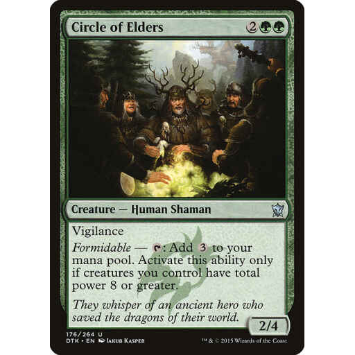 Dragons of Tarkir - 176 - Circle of Elders - Uncommon - G - Non-foil