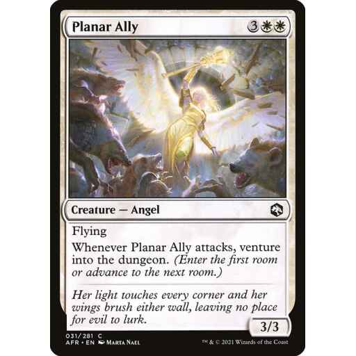Adventures in the Forgotten Realms - 31 - Planar Ally - Common - W - Non-foil