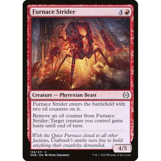 Phyrexia: All Will Be One - 133 - Furnace Strider - Common - R - Non-foil