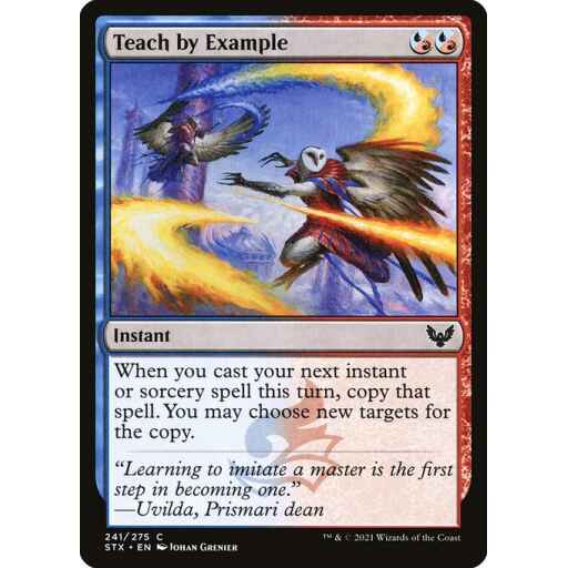 Strixhaven: School of Mages - 241 - Teach by Example - Common - UR - Non-foil
