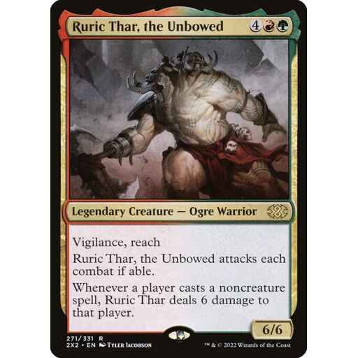 Double Masters 2022 - 271 - Ruric Thar, the Unbowed - Rare - RG - Non-foil