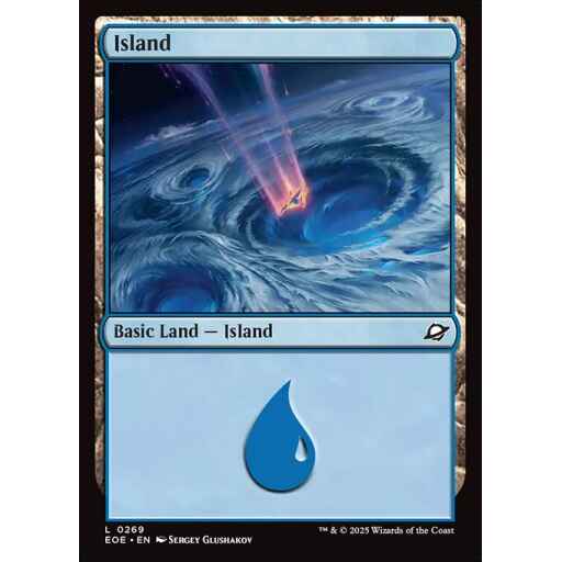 Edge of Eternities - 269 - Island - Common - C - Foil