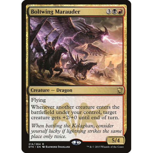 Dragons of Tarkir - 214 - Boltwing Marauder - Rare - BR - Non-foil