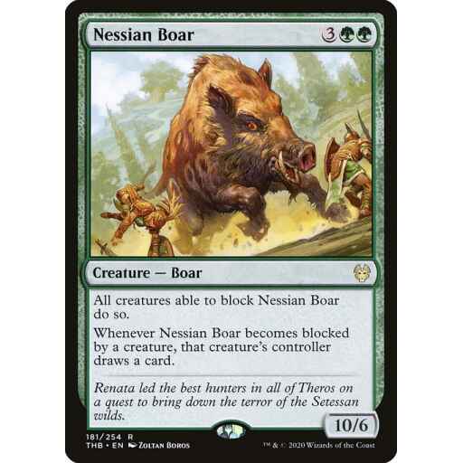 Theros Beyond Death - 181 - Nessian Boar - Rare - G - Non-foil
