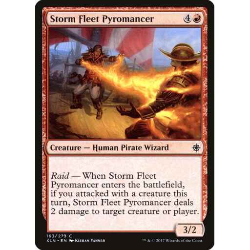 Ixalan - 163 - Storm Fleet Pyromancer - Common - R - Non-foil
