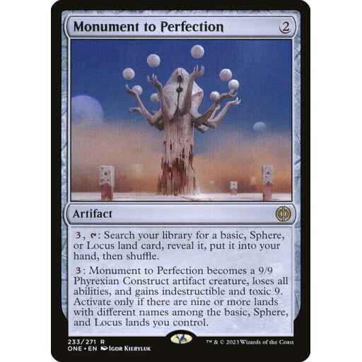Phyrexia: All Will Be One - 233 - Monument to Perfection - Rare - C - Non-foil