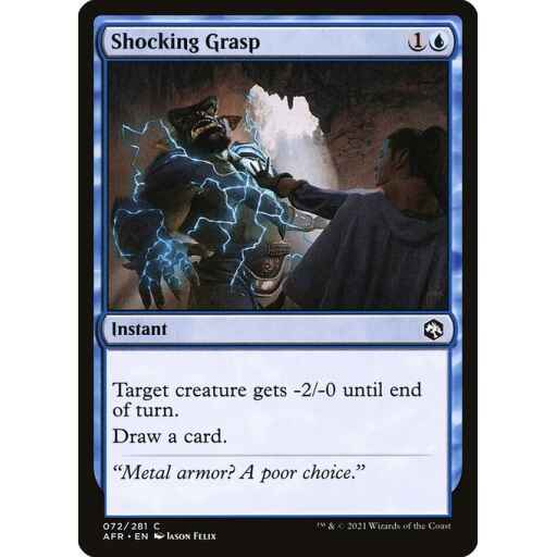 Adventures in the Forgotten Realms - 72 - Shocking Grasp - Common - U - Non-foil