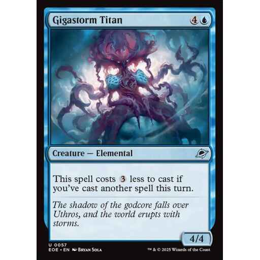 Edge of Eternities - 57 - Gigastorm Titan - Uncommon - U - Non-foil