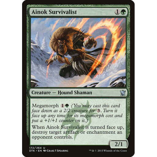 Dragons of Tarkir - 172 - Ainok Survivalist - Uncommon - G - Non-foil