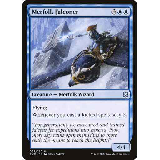 Zendikar Rising - 69 - Merfolk Falconer - Uncommon - U - Non-foil