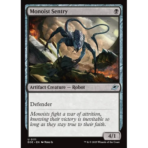 Edge of Eternities - 111 - Monoist Sentry - Uncommon - B - Non-foil