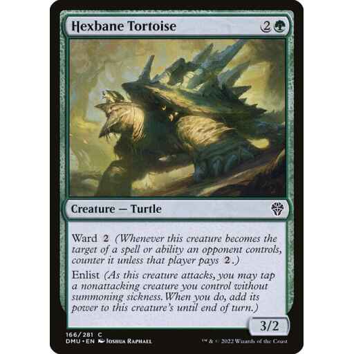 Dominaria United - 166 - Hexbane Tortoise - Common - G - Non-foil