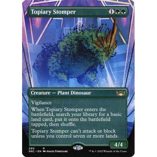 Streets of New Capenna - 290 - Topiary Stomper - Rare - G - Non-foil