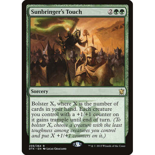 Dragons of Tarkir - 209 - Sunbringer's Touch - Rare - G - Non-foil
