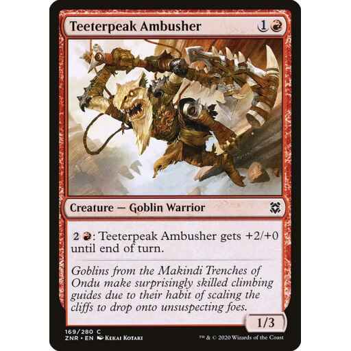 Zendikar Rising - 169 - Teeterpeak Ambusher - Common - R - Non-foil