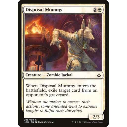 Hour of Devastation - 9 - Disposal Mummy - Common - W - Non-foil