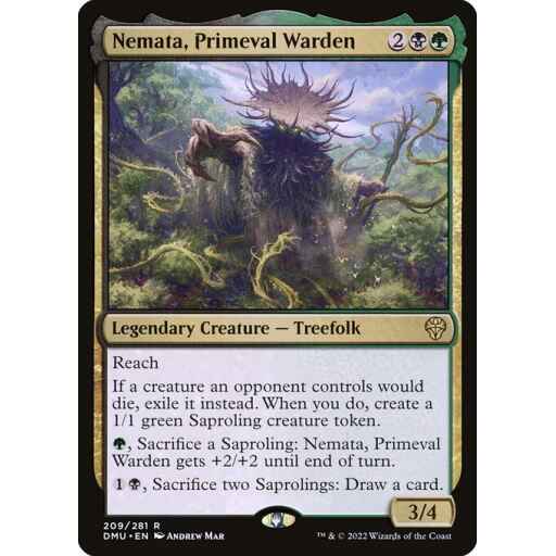 Dominaria United - 209 - Nemata, Primeval Warden - Rare - BG - Non-foil