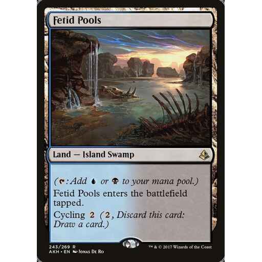 Amonkhet - 243 - Fetid Pools - Rare - C - Foil