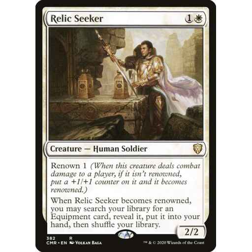 Commander Legends - 382 - Relic Seeker - Rare - W - Non-foil